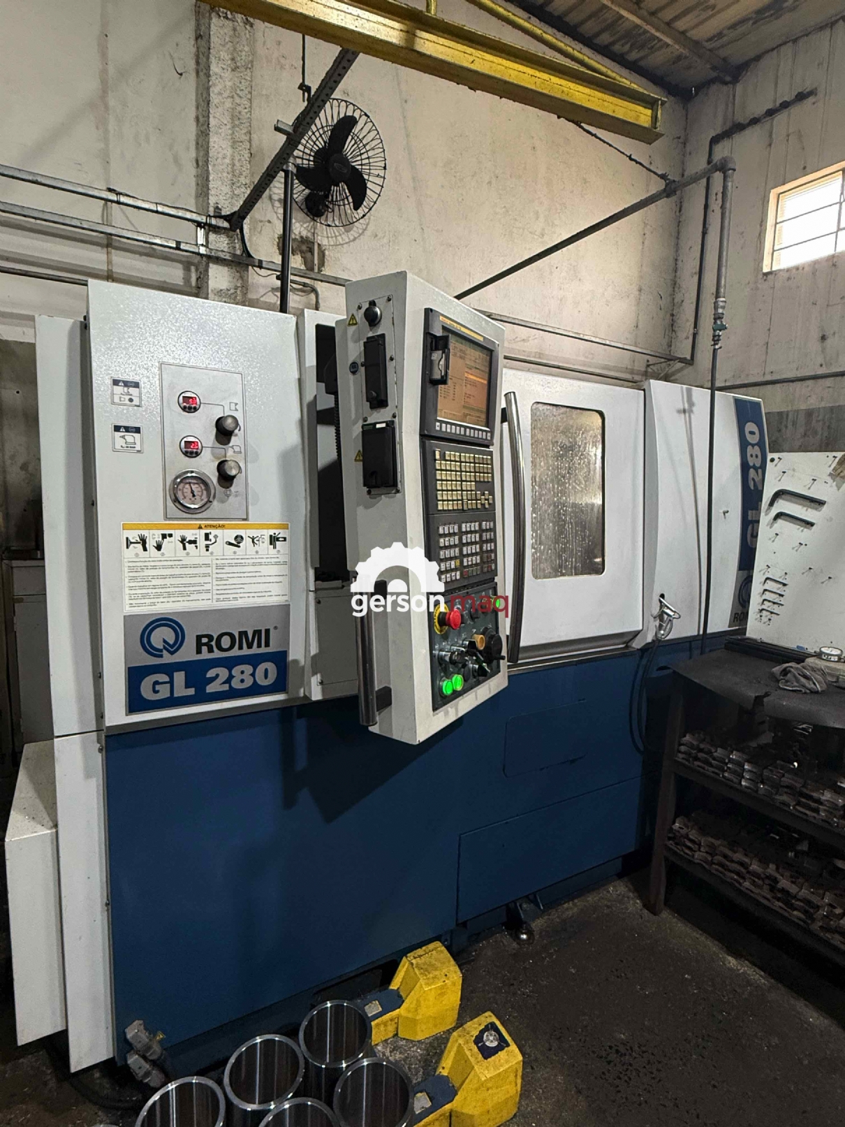 TORNO CNC ROMI GL280 - FANUC - ANO 2013